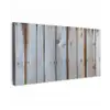 Hout - Planken - Verweerd Tuinposter op houten frame 2 cm dik xxl -3d