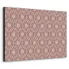 Strak - Patroon - Roze - Donkerblauw Textielframe zwart klein 947 -3d