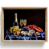 Champagne - Luxe - Oesters Dienblad Rechthoek middel -z3d_shopping