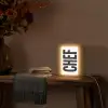 Chef - Japandi - Decoratie - Vintage Light Box met kabel (Tafellamp) klein -sfeer4