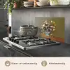 Bloem - Quote - Vintage - Art keuken achterwand spatscherm klein -usp_NL
