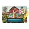 Konijn - Boerderij - Eieren Placemat vinyl groot -zzzproduct_Kitchenyeah-website