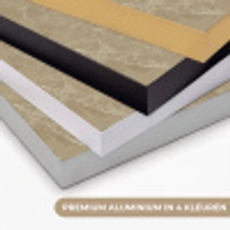 Beige - Marmer - Witte aders Textielframe zwart klein 947 -USP_kleurenNL