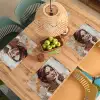 Vrouw - Verflook - Portret - Modern Placemat vinyl groot -zzsfeer5_Kitchenyeah-website
