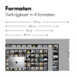 Fotocollage - 50 afbeeldingen Muismat XXL klein -sfeer5
