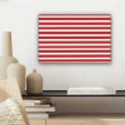 Strepen - Patroon - Rood canvas 2cm klein 34 -sfeer6