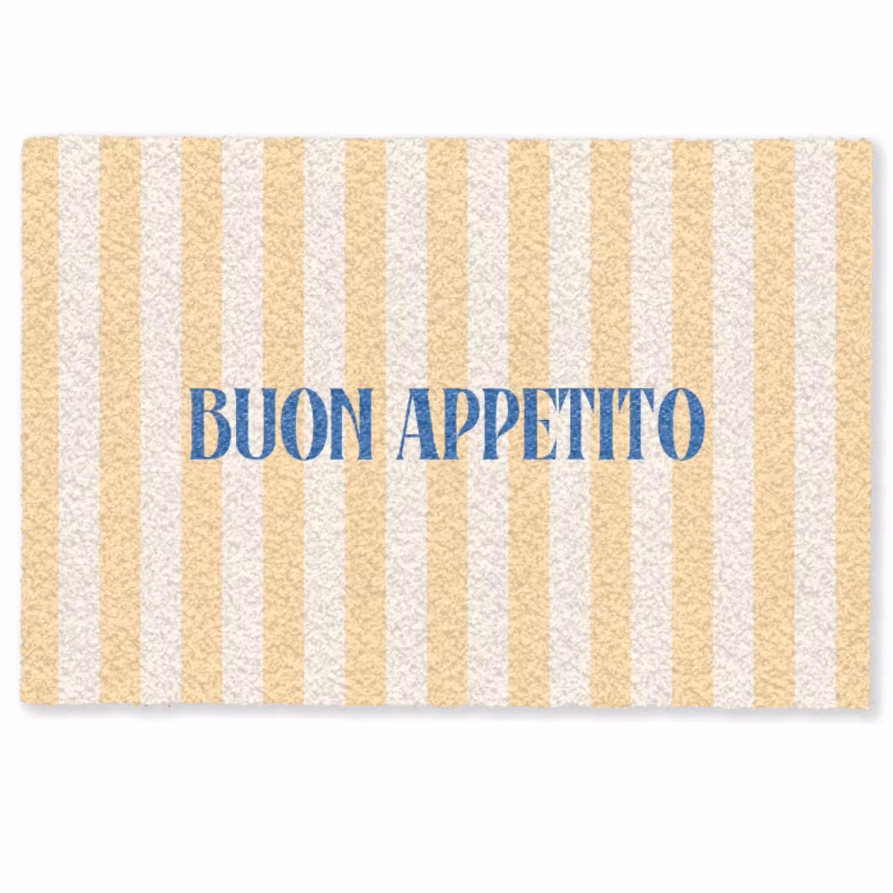 Blauw - Geel - Strepen - Buon Appetito Deurmat klein -zkaufland3d