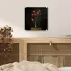Rode - Bloemen - Vaas plexiglas 5mm klein -sfeer4