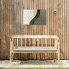 Japandi - Groen - Abstract - Modern Tuinposter op houten frame 2 cm dik klein -sfeer4