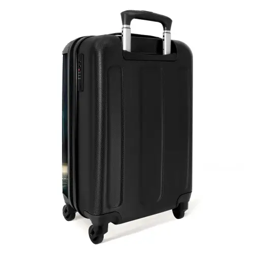 Duistere diamant Koffer - NBS - Handbagage middel -achterkant