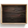 Hout - Grillige nerven Dienblad Rechthoek middel -z3d_shopping