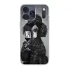 Hond - Krullen - Zonnebril - Wijn Telefoonhoesje iPhone 17 Pro Max klein -3d