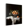 Stilleven - Perziken - Vintage aluminium wit klein -3d