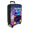 Neon nightcar NBS - Handbagage koffer - Kinderen Unisex middel -productfoto_3d