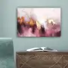 Watercolor - Goud - Roze - Abstract - Kunst canvas 2cm klein -sfeer4