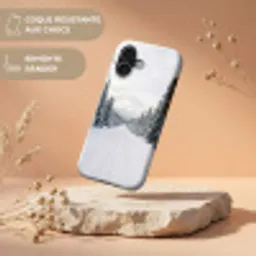 Weg - Sneeuw - Naaldbos - Winter - Avontuurlijk Toughcase MagSafe Apple iPhone 17 klein -USP_RandenV_FR