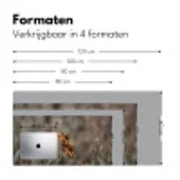 Zonnehoed - Droogbloemen - Geel - Warm Muismat XXL klein -sfeer5