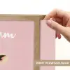 Giraffe - Illustratie - Roze Light Box met batterij (Wandlamp kind) middel -USP_websiteprintNL