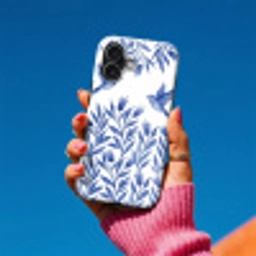 Modern - Vogels - Delfts - Blauw Toughcase MagSafe Apple iPhone 17 klein -Sfeer1V