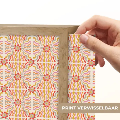 Patroon - Retro - Kleur Light Box met batterij (Wandlamp) middel 907 -USP_websiteprintNL
