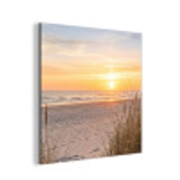 Zonsondergang - Duinen - Zee aluminium wit klein -3d