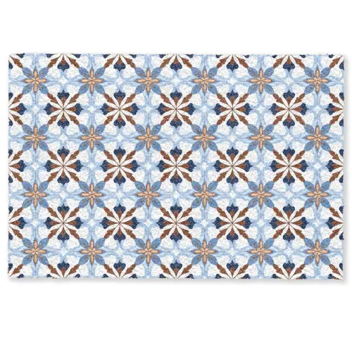 Ornament - Tegel - Kleurrijk Deurmat klein 898 -zkaufland3d