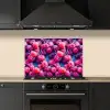 Frambozen - Waterdruppels - Vruchten keuken achterwand spatscherm klein 900 -sfeer1