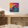Kameleon - Tak - Gestreept - Bladeren plexiglas 5mm klein -sfeer4