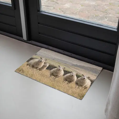 Schapen - Weidenlandschap - Heuvels Deurmat klein -sfeer2