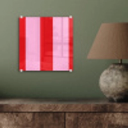 Strepen - Klassiek - Roze plexiglas 5mm klein 11 -sfeer3