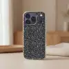 Terrazzo -  Patroon - Zwart - Wit Telefoonhoesje iPhone 17 Pro klein 878 -sfeer2