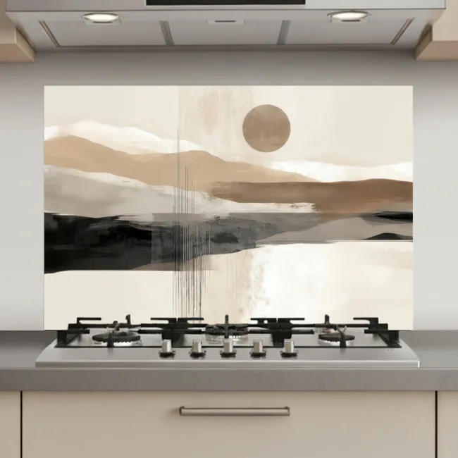 Minimalistisch - Landschap - Dimensie keuken achterwand spatscherm klein -3d_website