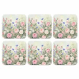 Bloemen - Tuin - Natuur - Kleurrijk onderzetter kurk middel -3d