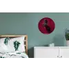 Hengst - Steigert - Rood Wandcirkel aluminium klein -slaapkamer