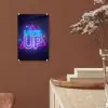 Gaming - Neon - Level Up - Quotes - Gamen plexiglas 5mm klein -sfeer5