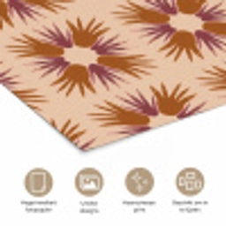 Ornament - Patroon - Oker poster papier klein 62 -closeup_NL