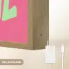 Grateful - Groen - Grafisch - Vloeiend Light Box met batterij (Wandlamp) middel -USP_websiteoplaadbaarNL