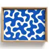 Vormen - Abstract - Blauw - Golven Dienblad Rechthoek middel -z3d_shopping