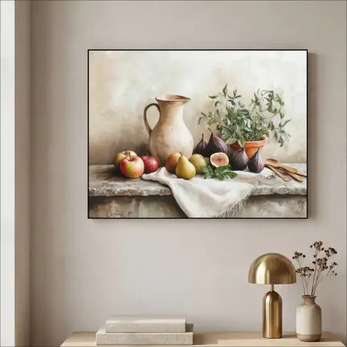 Fruit - Kruiden - Landelijk Textielframe - compleet frame klein -sfeer2