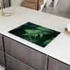 Varenblad - Groen - Structuur - Wazig Inductie beschermer vinyl 3mm klein -sfeer8
