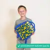 Smiley - Geel - Blauw Kinderrugzak - Blauw middel -sfeer1_NL