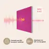 Smile - Stippen - Geel - Smiley - Roze PET vilt klein -USP_NL