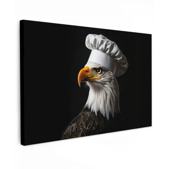 Arend -Amerika - Koksmuts - Vogel - Stoer canvas 2cm klein -z3d