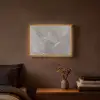 Marmer - Grijs Light Box met batterij (Wandlamp) middel -sfeer4