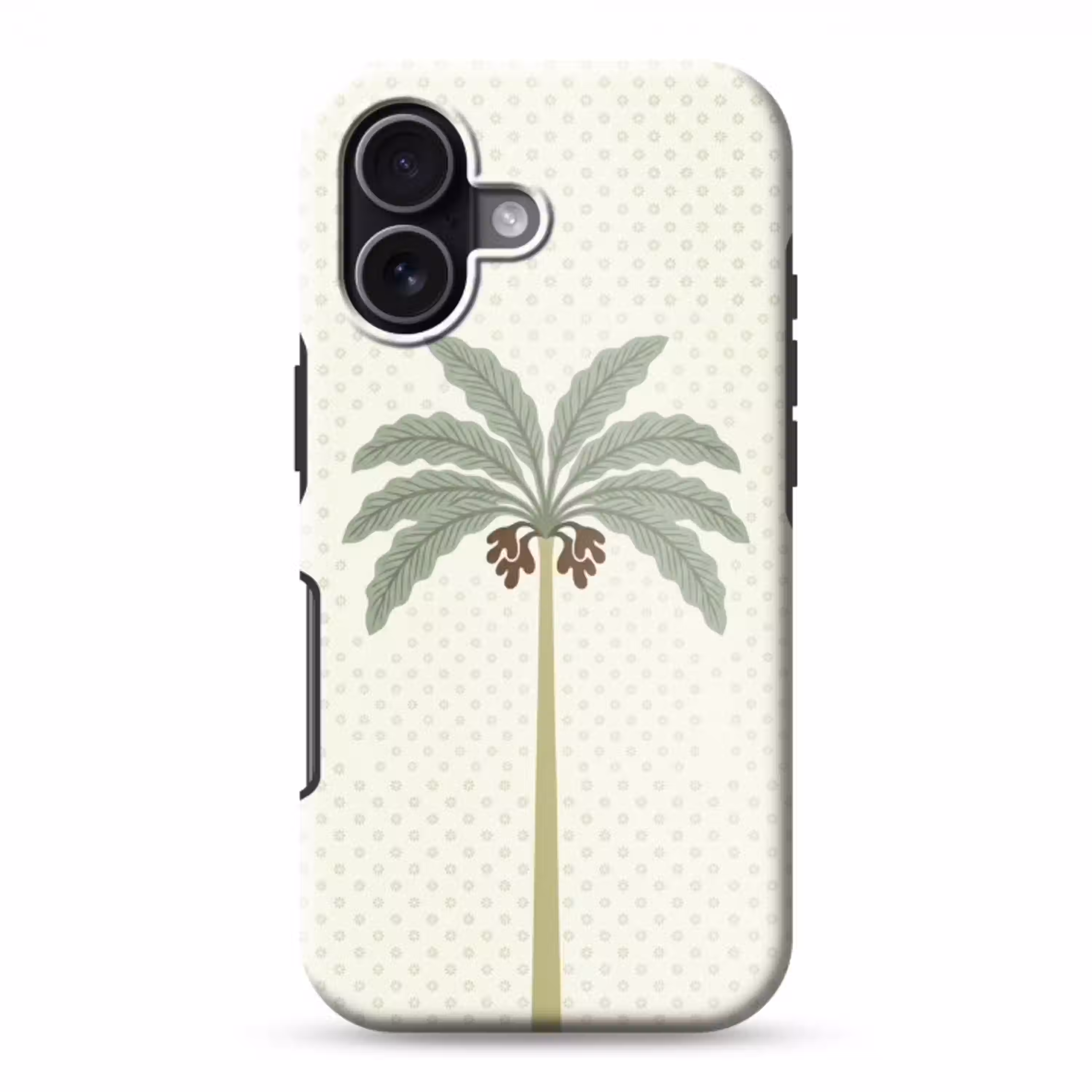 Boom - Bladeren - Groen - Decoratief - Beige Toughcase MagSafe Apple iPhone 17 klein -3d