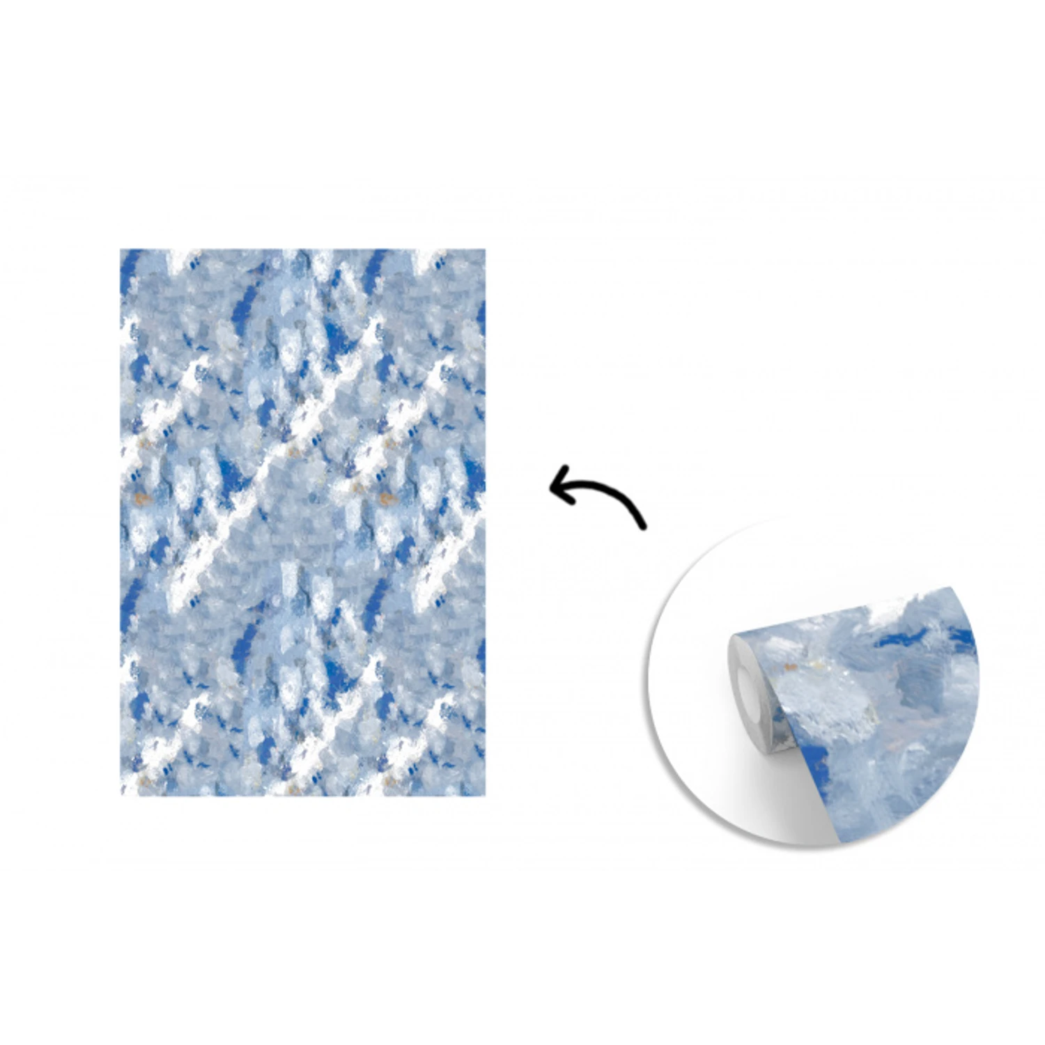 Vloeiend - Olie - Verf - Texturen fotobehang vinyl groot 66 -3d