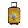 Snoep - Monster - Regenboog Kinderkoffer - Zwart klein -3d