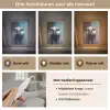 Stier - Zwart - Abstract - Horens Light Box met kabel (Tafellamp) klein -USP_lichtkleurNL