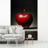 Apple - Hart - Rood fotobehang vinyl groot -woonkamer
