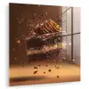 Taart - Chocolade - Eten - Brownie plexiglas 5mm klein -zzzproduct_nieuw
